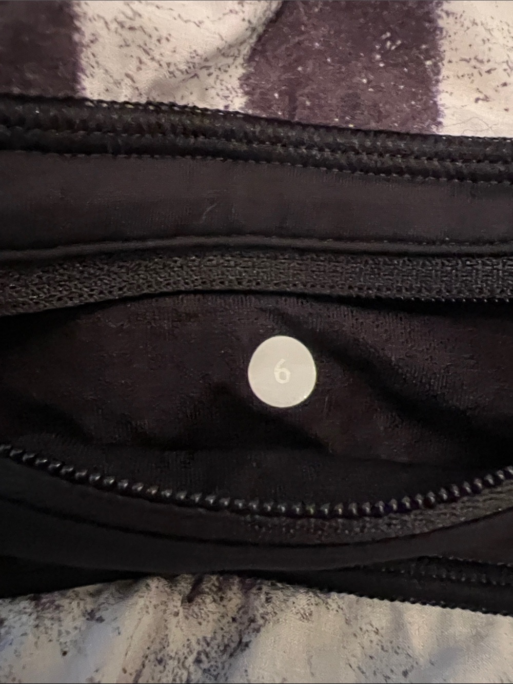 Lululemon Run For Your Money Jumper Romper with White Black Seaside Dot Size 6 - Picture 7 of 8